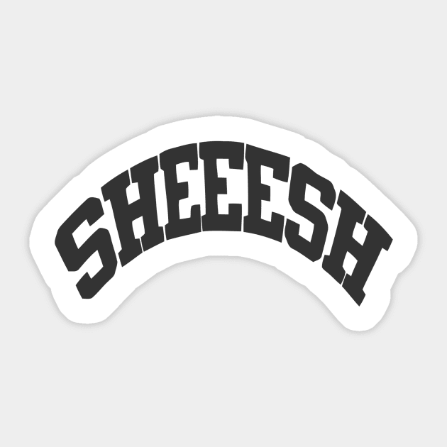 Sheesh Black Sticker by Olympussure